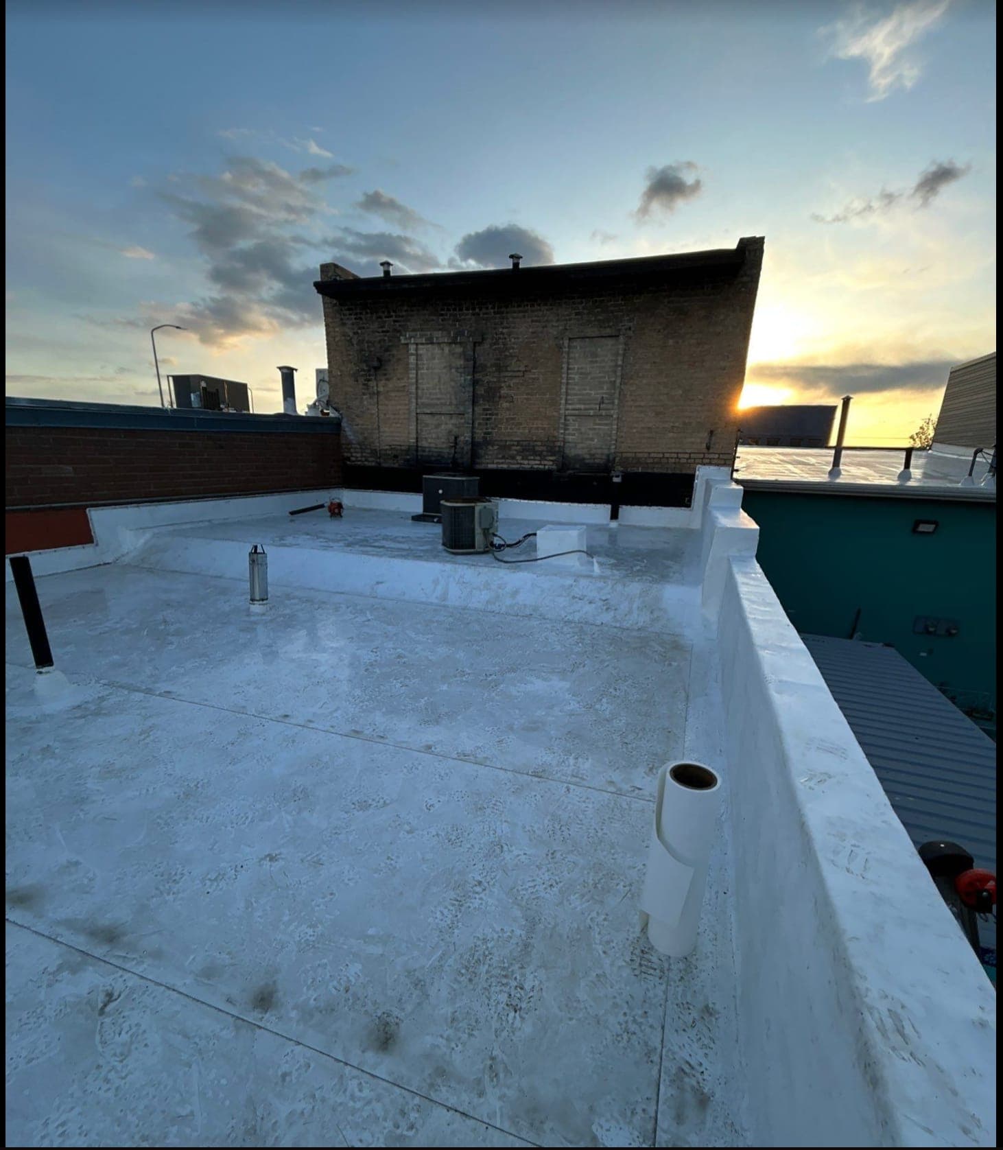 Commercial Roofing — before