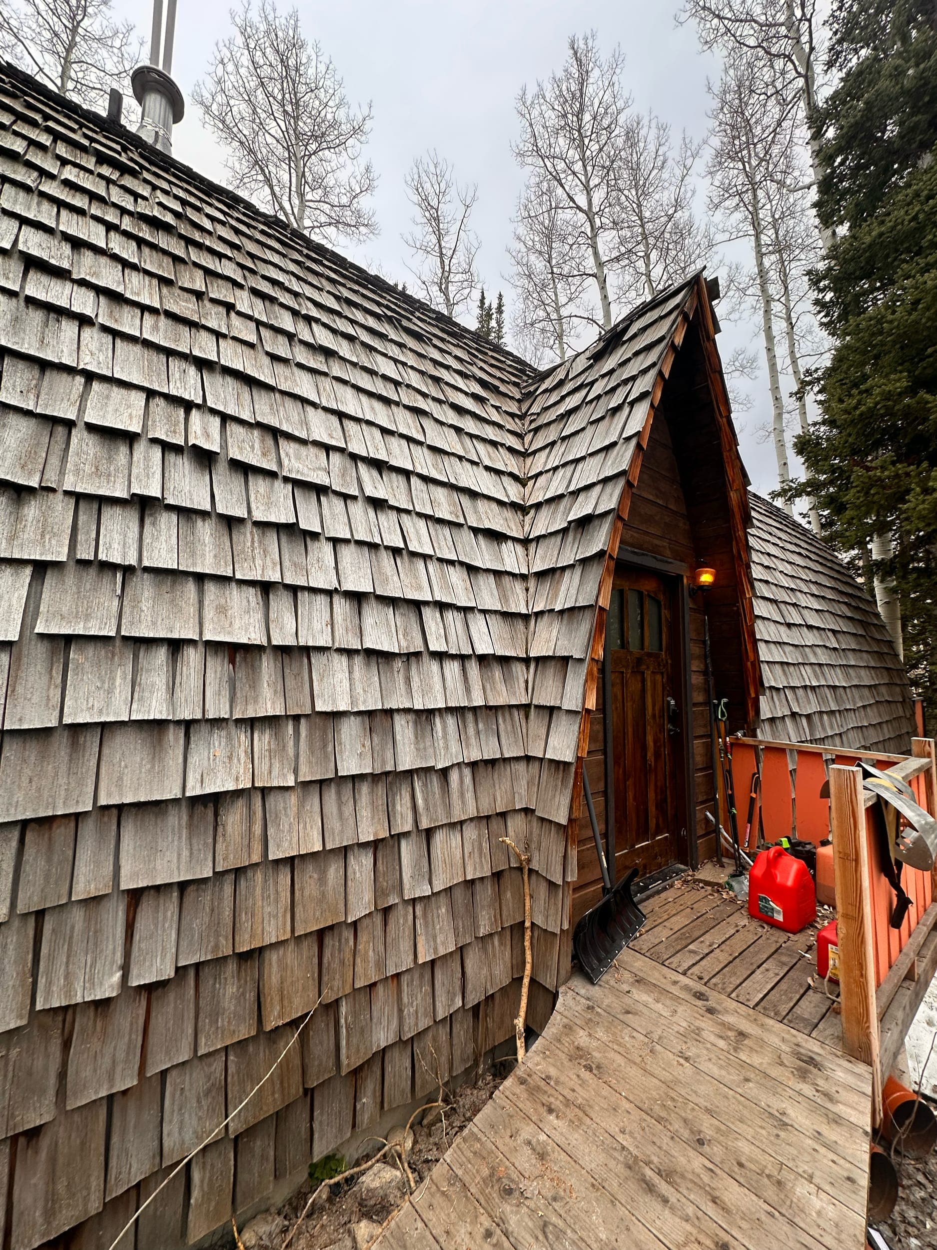 Specialty Roof Replacement — before